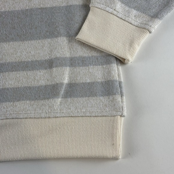 LL‎ Bean Small Women's Lightweight Sweater Soft Fleece Top Striped - Picture 4 of 11